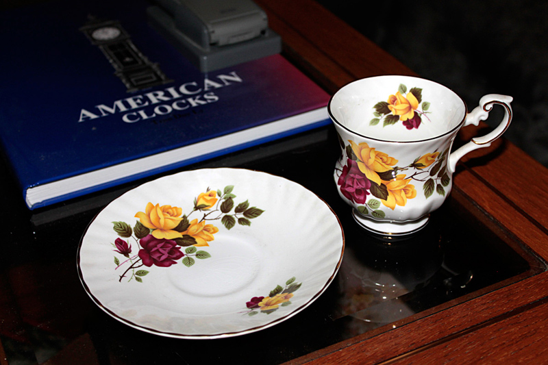 Queens Rosina Teacup and Saucer set