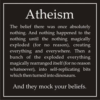 Atheists beliefs